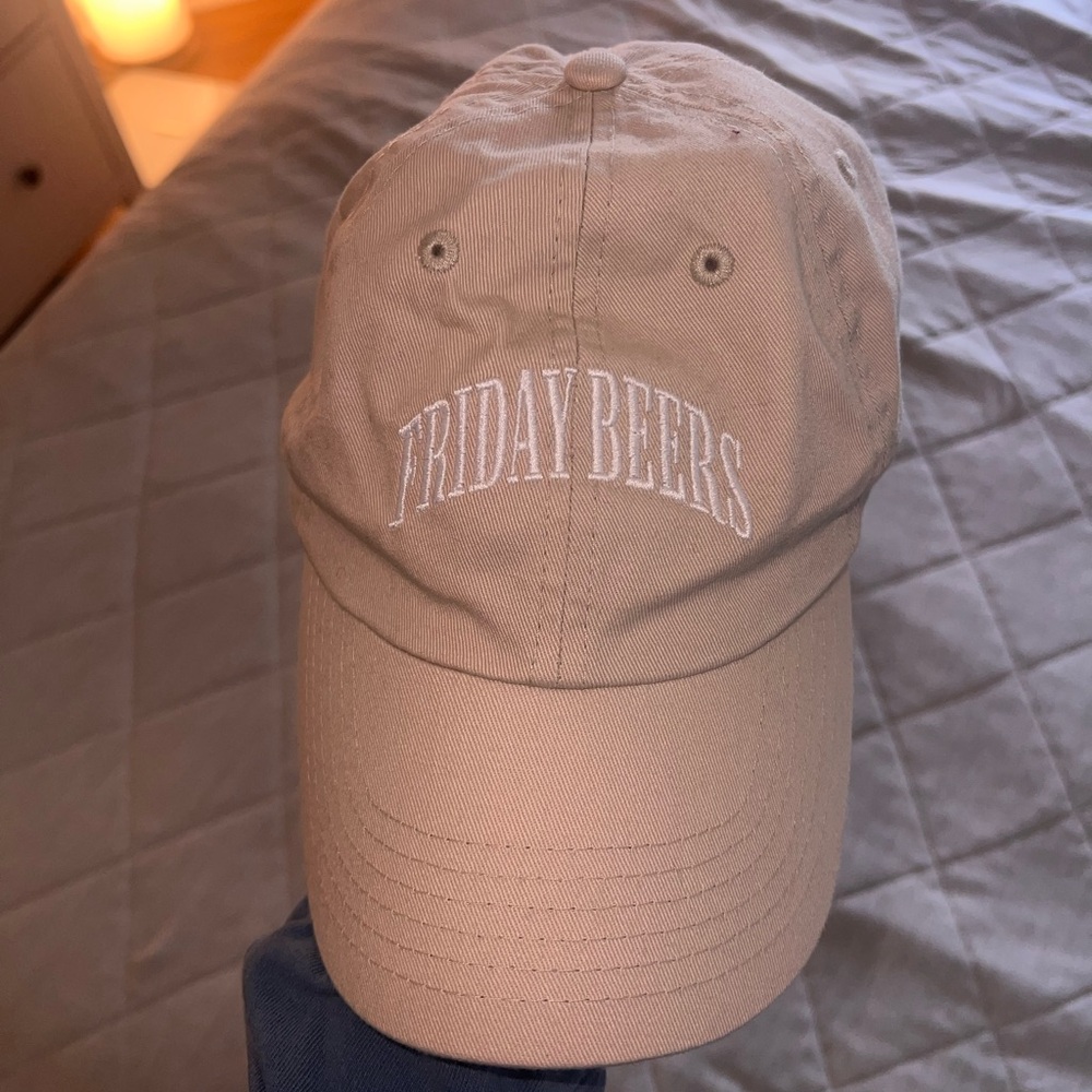 Friday Beers Tan Baseball Cap